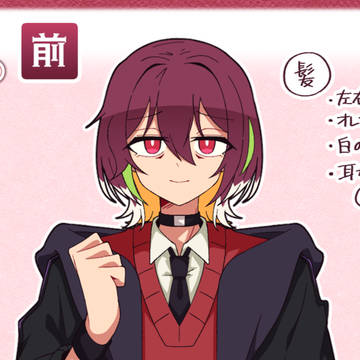 れいるどの設定画 / 3面図🌱