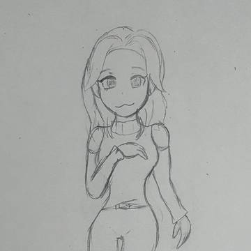 初めて描いた20歳女子