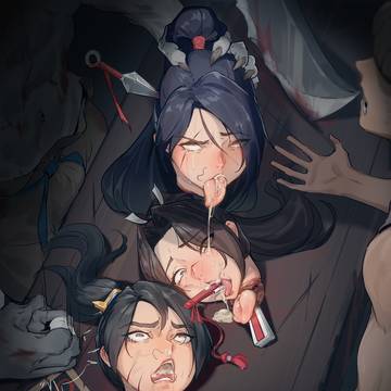 单马尾女忍们的无妄之灾