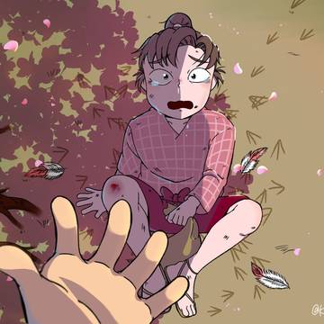 桜の木の下で