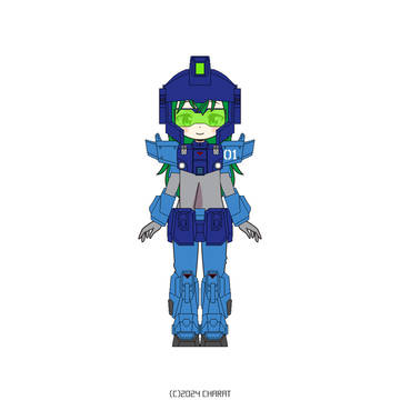 【CHARAT+ペイント】ブルーディスティニー1号機・リメイク
