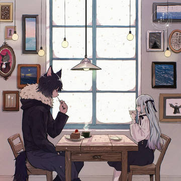 雪とカフェモカ❄☕🍫