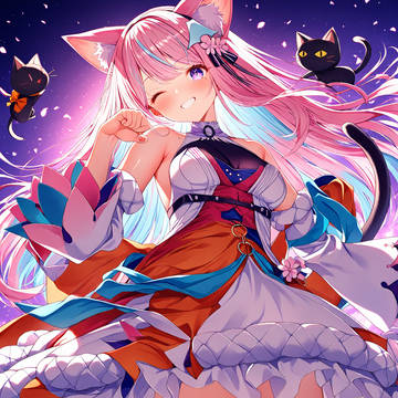 猫の日　木乃華サクヤにゃん