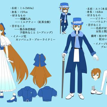 代理OCキャラデザ