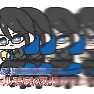 ちっこいMマス落書き(ほぼ桜庭さん)　※自己満、アナログあり