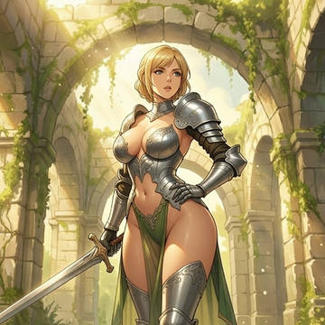 The Knight of the Sunlit Ruins