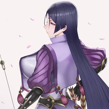Raikou practices archery