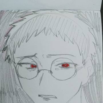 私の短髪メガネ2