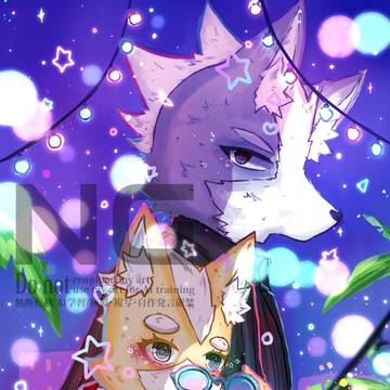 ネオンライトに溶けるように