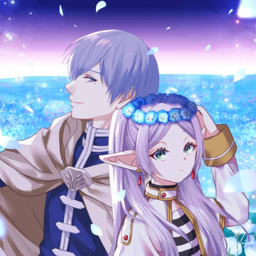 蒼月草の花冠❀