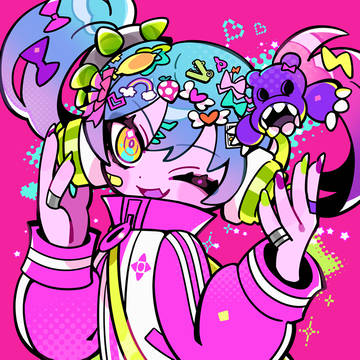 【お仕事】『HYPE TRACK』 フライヤーイラスト