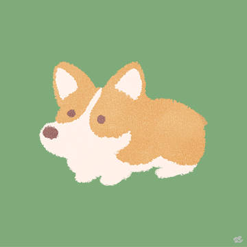 【フリーアイコン】コーギー