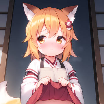 おまた見せてくれる仙狐さん