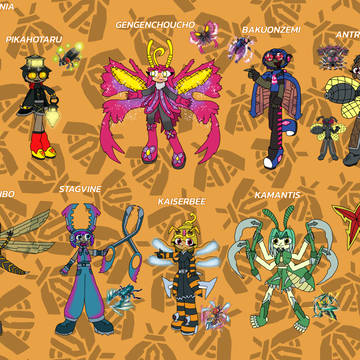 Chemy Gijinka: Insect Insignia