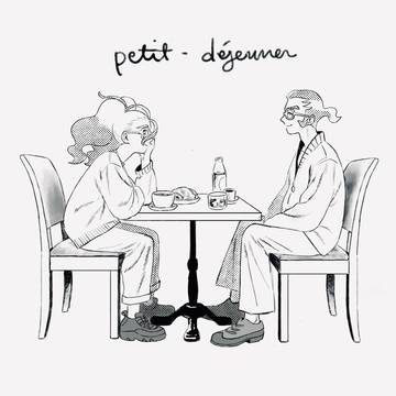 カフェクレームとクロワッサン
