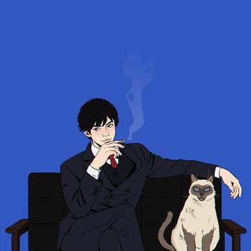 Men in suits and cats 3
