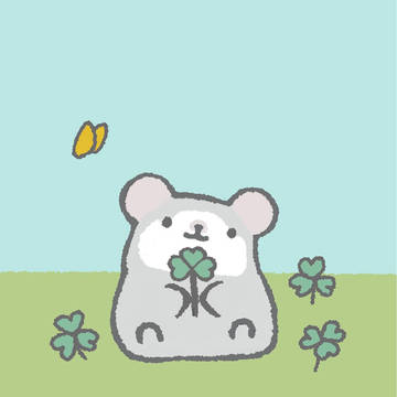 クローバーとのんびり