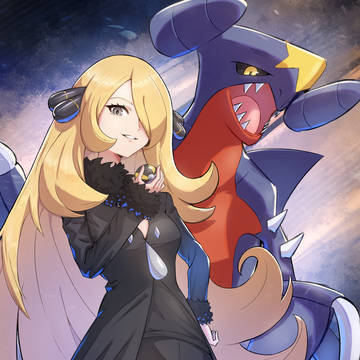 Cynthia and Garchomp