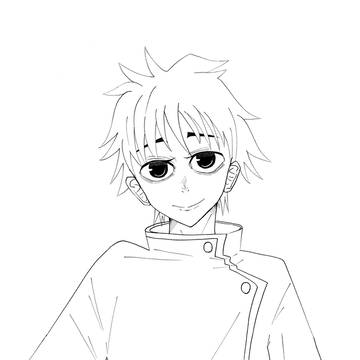 乙骨くんを描いてみた