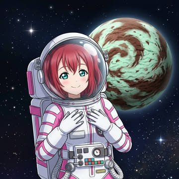 チョコミント星を見つけた 黒澤ルビィ