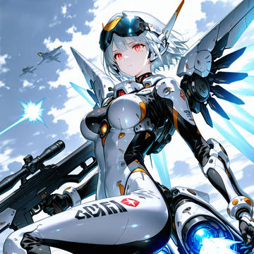 無人機部隊指揮官機 #メカ娘210