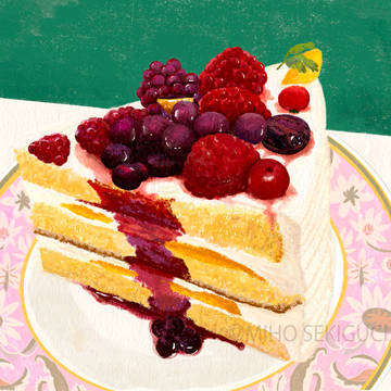 ベリーのショートケーキ
