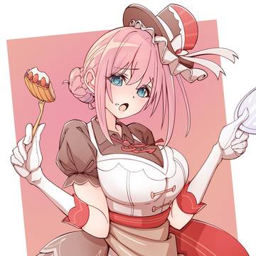 周年イラストのユイちゃん