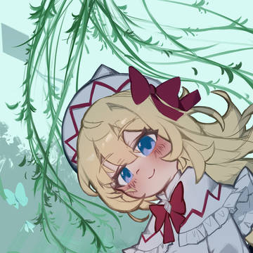 小雨，莉莉白