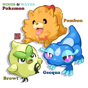Pokemon Present WINDS and WAVES