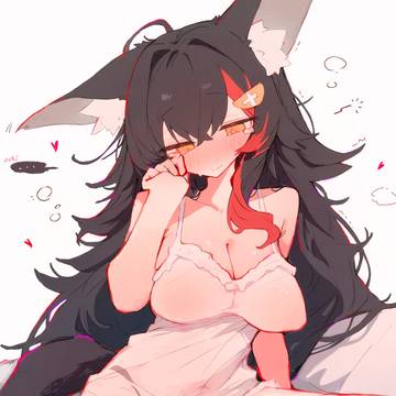 汗透け寝起きミオしゃ…💤💗💗
