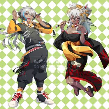 個人勢Vtuberのファンアート