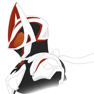 仮面ライダーギーツ　横顔