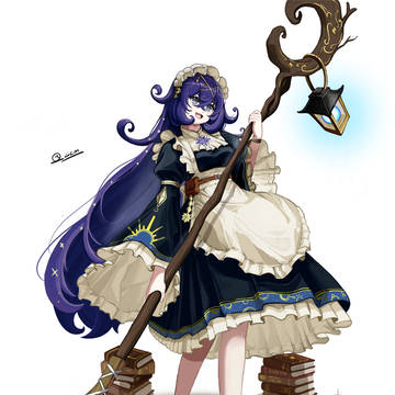 Creative maid character