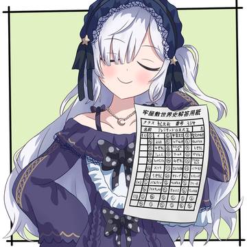 テストの結果に自信満々なアンアン