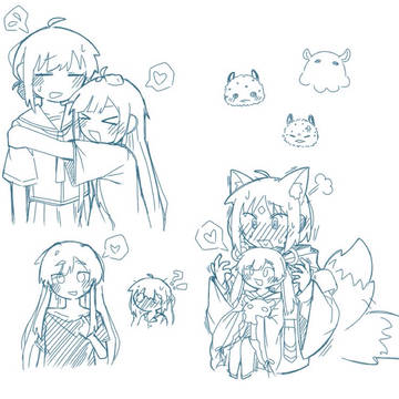 2月に描いた絵(ちょびっと) 超かぐや姫