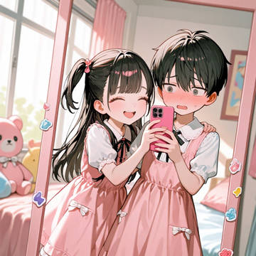 妹とお揃い💖