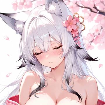 Blushing Wolf Girl