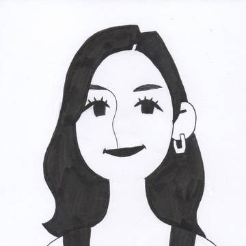 似顔絵習作　池田エライザさん（１）