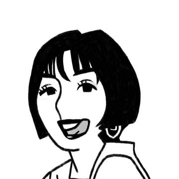 似顔絵習作　池田エライザさん（２）