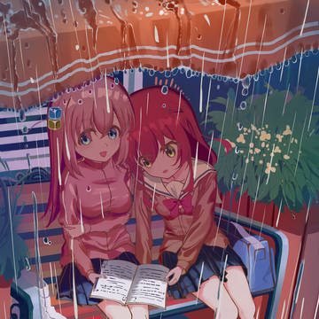 雨中