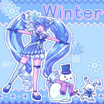 FA 初音ミク 雪ミク