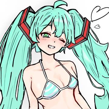 水着ミクさん