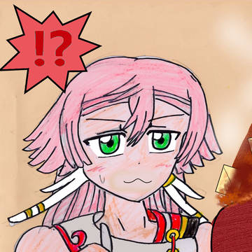 手描きで煙緋さん(みっともない事になったな)