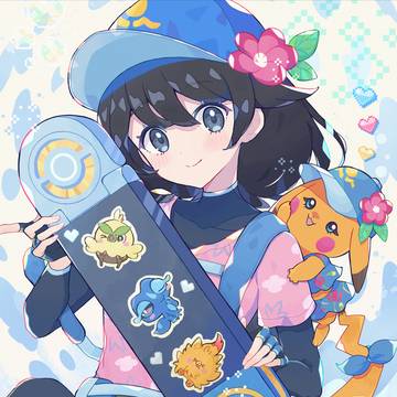 【ポケモン風波】女主ちゃんとナミピカちゃん🌊⚡️