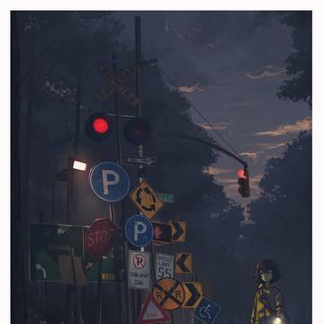 Traffic sign incident