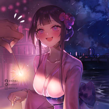 夏、浴衣ゆかた