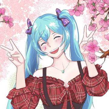 春とオフの初音ミク