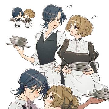 創作百合キャラ
