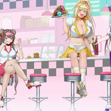 ✨🍔🍩タレント部隊のダイナーへようこそ🍩🍔✨