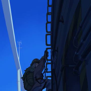 ◆洋上高架メンテナンス通路